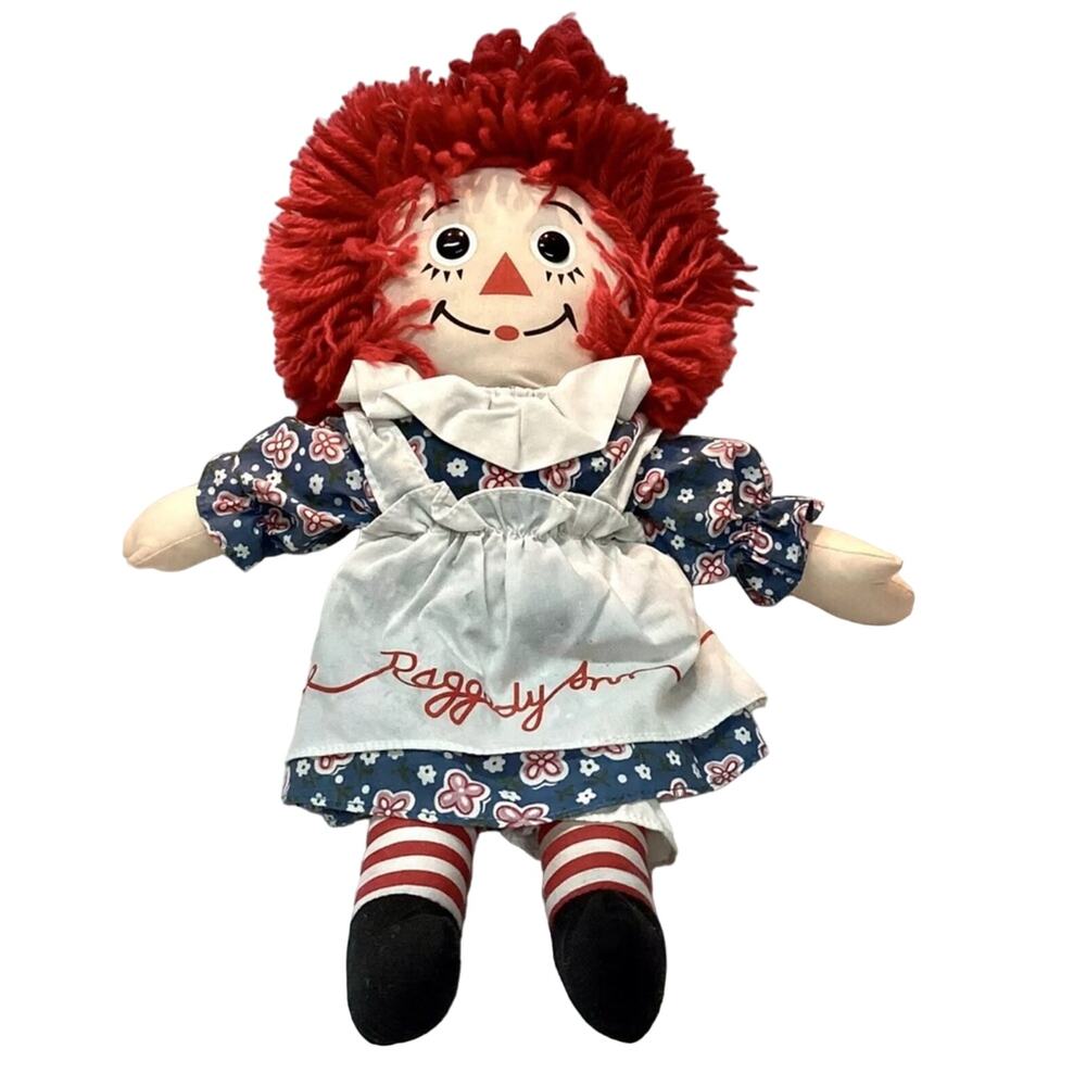 Applause Raggedy Ann Plush Stuffed Doll Toy